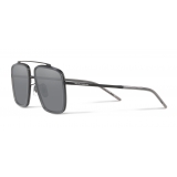 Dolce & Gabbana - Occhiale da Sole Madison - Nero Opaco e Grigio Trasparente   - Dolce & Gabbana Eyewear