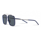 Dolce & Gabbana - Madison Sunglasses - Shiny Gun and Blue Matt - Dolce & Gabbana Eyewear