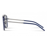 Dolce & Gabbana - Madison Sunglasses - Shiny Gun and Blue Matt - Dolce & Gabbana Eyewear