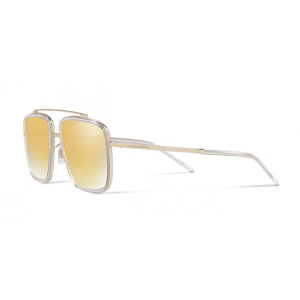Dolce & Gabbana - Madison Sunglasses - Shiny Light Gold - Dolce & Gabbana  Eyewear - Avvenice
