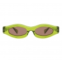 Kuboraum - Mask Y5 - Lime - Y5 GR - Sunglasses - Kuboraum Eyewear