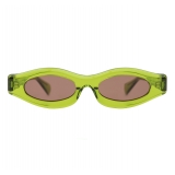 Kuboraum - Mask Y5 - Lime - Y5 GR - Sunglasses - Kuboraum Eyewear