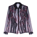 Leda Di Marti - Chiffon Shirt - Leda Collection - Haute Couture Made in Italy - Luxury High Quality Shirt