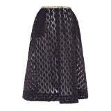 Leda Di Marti - Midi Fenis - Length Skirt Jacquard - Leda Collection - Haute Couture Made in Italy - Luxury High Quality Skirt