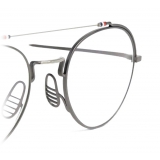 Thom Browne - Black Iron & Silver Glasses - Thom Browne Eyewear