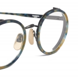 Thom Browne - Tortoise Round Sunglasses - Navy - Thom Browne Eyewear