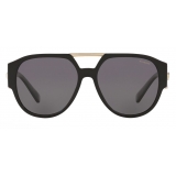 Versace - Sunglasses Medusa Medallion Pilot - Black - Sunglasses - Versace Eyewear