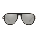 Versace - Sunglasses Medusa Retro Charm - Black Silver - Sunglasses - Versace Eyewear