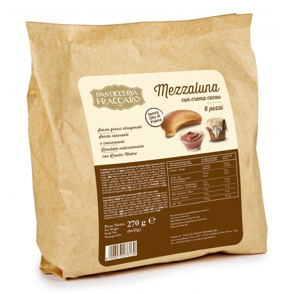 Pasticceria Fraccaro - Gondoeta - Mezzaluna con Crema Cacao - Fraccaro Spumadoro