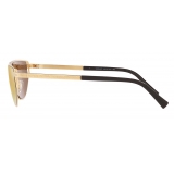 Versace - Grecamania Visor Sunglasses - Gold - Sunglasses - Versace Eyewear