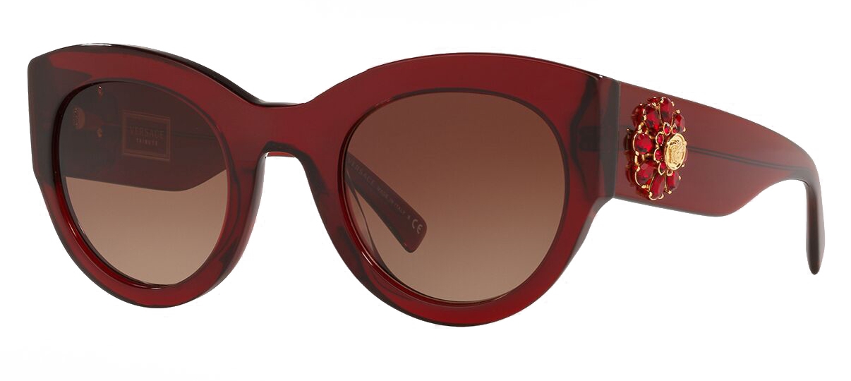 versace burgundy sunglasses