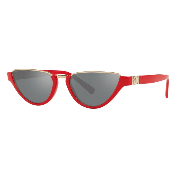 Versace - Sunglasses Cut-Off Medusa Medallion - Red - Sunglasses - Versace Eyewear