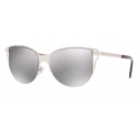 Versace - Sunglasses Cut-Grecamania Visor - Silver - Sunglasses - Versace Eyewear