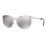 Versace - Sunglasses Cut-Grecamania Visor - Silver - Sunglasses - Versace Eyewear