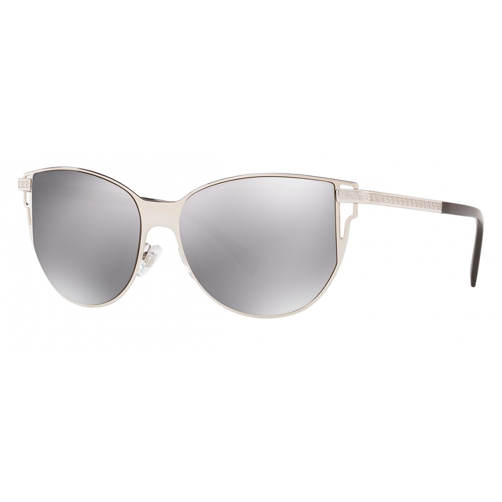versace sunglasses silver mirror