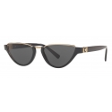 Versace - Cut-Off Medusa Medallion Sunglasses - Black - Sunglasses - Versace Eyewear