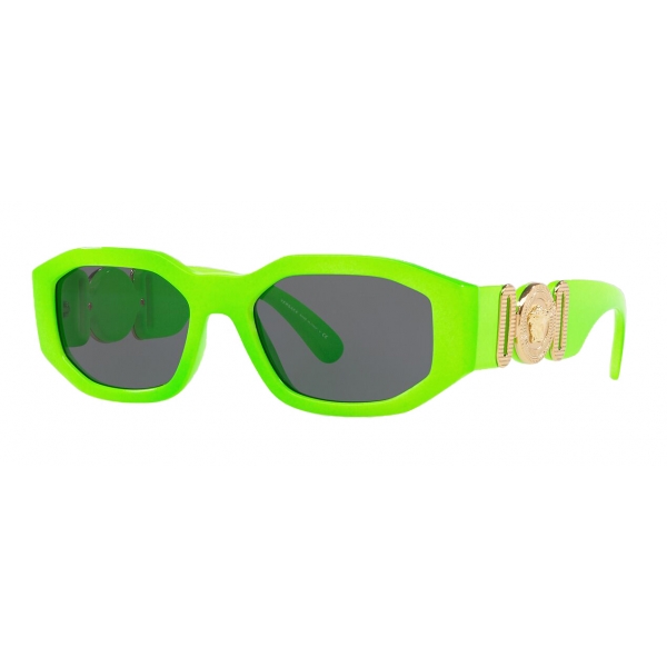 Versace - Occhiale da Sole Medusa "Biggie" - Verde Fluo - Occhiali da Sole - Versace Eyewear