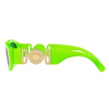 Versace - Occhiale da Sole Medusa "Biggie" - Verde Fluo - Occhiali da Sole - Versace Eyewear