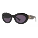 Versace - Occhiali da Sole Ovali Medusa Stud - Nero - Occhiali da Sole - Versace Eyewear