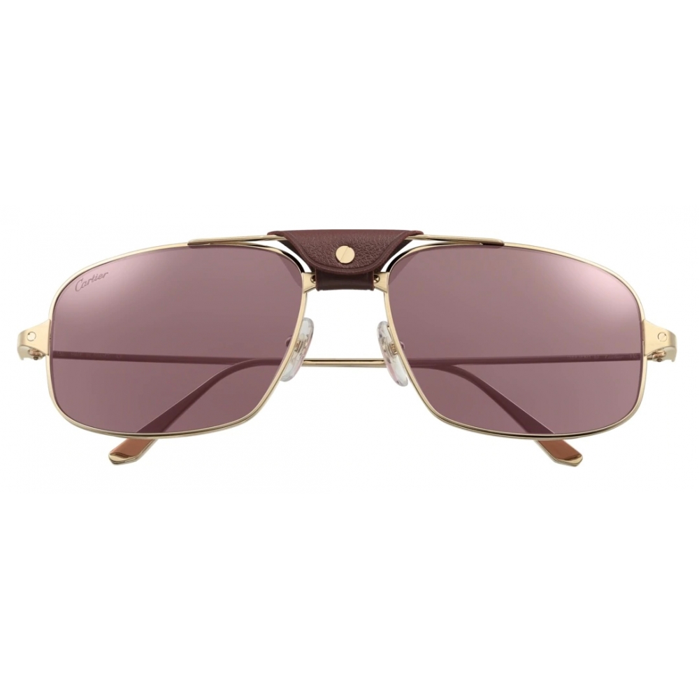 burgundy cartier sunglasses