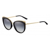 Cartier - Oval - Acetate Combined Black Gold Champagne - Panthère de Cartier - Sunglasses - Cartier Eyewear