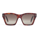 Céline - Cat Eye Sunglasses in Acetate with Polarized Lenses - Dark Havana - Sunglasses - Céline Eyewear