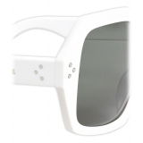 Céline - Oversized Sunglasses in Acetate - White - Sunglasses - Céline Eyewear