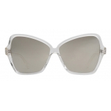 Céline - Occhiali da Sole a Farfalla in Acetato - Cristallo - Occhiali da Sole - Céline Eyewear