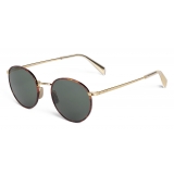 Céline - Metal Frame 06 Sunglasses in Metal - Havana Green - Sunglasses - Céline Eyewear