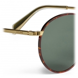 Céline - Metal Frame 06 Sunglasses in Metal - Havana Green - Sunglasses - Céline Eyewear