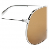 Céline - Metal Frame 02 Sunglasses in Metal - Silver - Sunglasses - Céline Eyewear