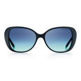 Tiffany & Co. - Butterfly Sunglasses - Black Rose Gold Blue - Tiffany T Collection - Tiffany & Co. Eyewear