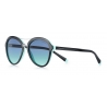 Tiffany & Co. - Pilot Sunglasses - Black Blue Silver - Tiffany T Collection - Tiffany & Co. Eyewear