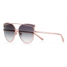 Tiffany & Co. - Occhiale da Sole Cat Eye - Dorato Rosa Grigio - Collezione Tiffany T - Tiffany & Co. Eyewear