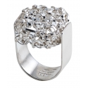 Ab Ove - Twine Square Ring in Silver - Twine Collection - Handcrafted Ring - High Quality Luxury
