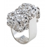 Ab Ove - Twine Rectangular Ring in Silver - Twine Collection - Handcrafted Ring - High Quality Luxury