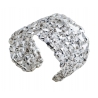 Ab Ove - Bracciale Schiava Intreccio Argento - Twin Collection - Bracciale Artigianale - Alta Qualità Luxury