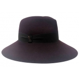 Doria 1905 - Sabina - Drop Hat Plum Negramaro Wine - Accessories - Handmade Artisan Italian Cap