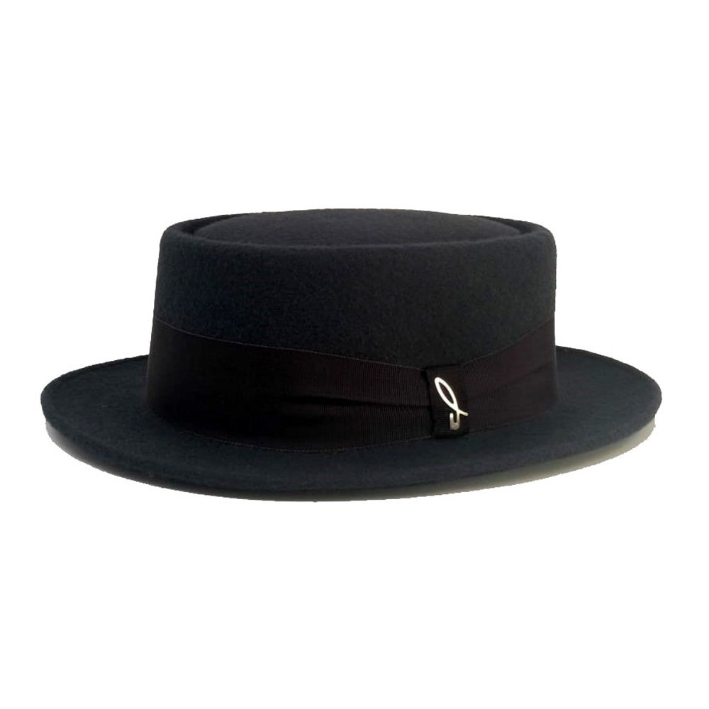 Louis Vuitton inspired black hat  Black fedora hat, Black fedora, Hats