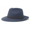 Doria 1905 - Orlando - Drop Hat Smoke Brown - Accessories - Handmade Artisan Italian Cap