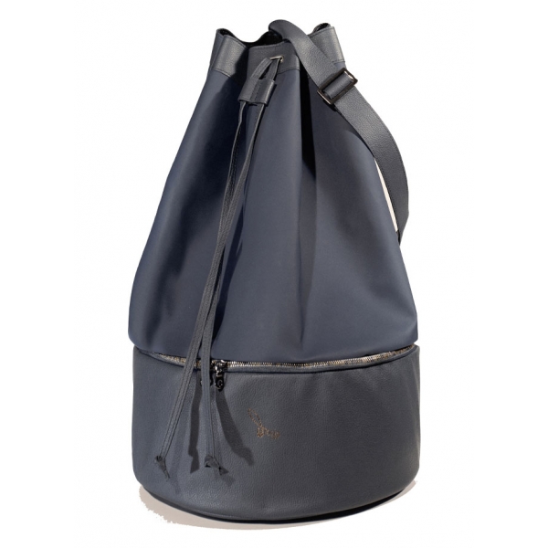 Doria 1905 - Ocean - Roll Bag Night Blue - Accessories - Handmade Artisan Italian Bag