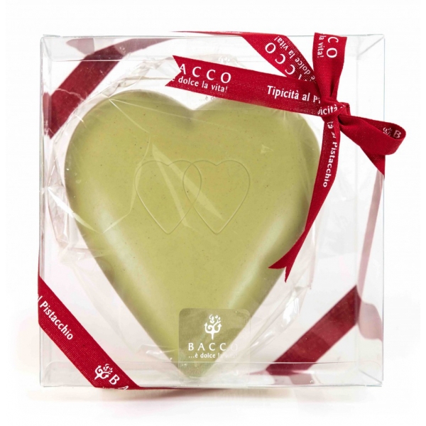 Bacco - Tipicità al Pistacchio - Heart CiokkoBacco - Pistachio White Chocolate Bunny - Artisan Chocolate - 150 g