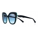 Tiffany & Co. - Occhiale da Sole Quadrati - Nero Tiffany Blue® - Collezione Tiffany Paper Flowers - Tiffany & Co. Eyewear