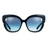 Tiffany & Co. - Square Sunglasses - Black Tiffany Blue® - Tiffany Paper Flowers Collection - Tiffany & Co. Eyewear