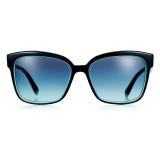 Tiffany & Co. - Square Sunglasses - Black Tiffany Blue - Return to Tiffany Collection - Tiffany & Co. Eyewear
