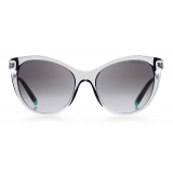 Tiffany & Co. - Occhiale da Sole Butterfly - Grigie Argento - Collezione Diamond Point - Tiffany & Co. Eyewear
