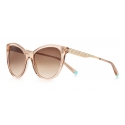 Tiffany & Co. - Butterfly Sunglasses - Beige Gold Brown - Tiffany Diamond Point Collection - Tiffany & Co. Eyewear