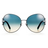 Tiffany & Co. - Butterfly Oversized Sunglasses - Blue - Tiffany T Collection - Tiffany & Co. Eyewear