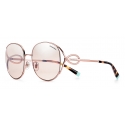 Tiffany & Co. - Rectangular Sunglasses - Rose Gold Tortoise Tiffany Blue - Tiffany Infinity Collection - Tiffany & Co. Eyewear