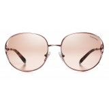 Tiffany & Co. - Rectangular Sunglasses - Rose Gold Tortoise Tiffany Blue - Tiffany Infinity Collection - Tiffany & Co. Eyewear